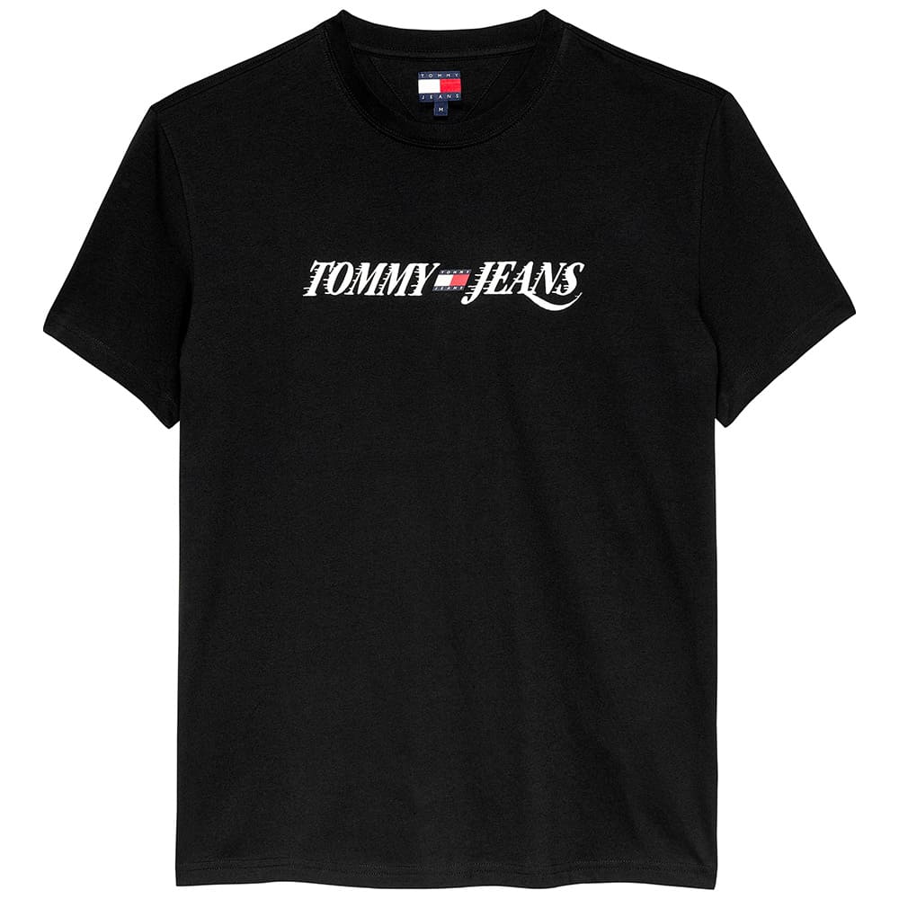 Tommy Jeans Μαύρο T-shirt C Neck - DM0DM22548