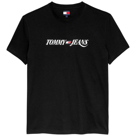 Tommy Jeans Μαύρο T-shirt C Neck - DM0DM22548
