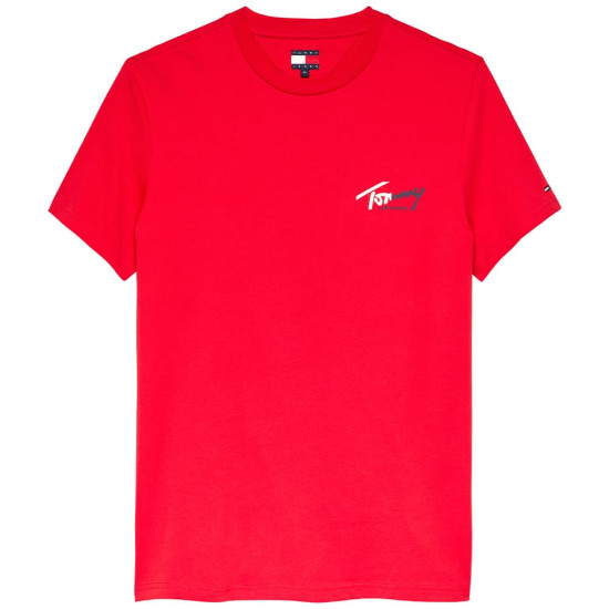 Tommy Jeans Κόκκινο T-shirt C Neck - DM0DM22538