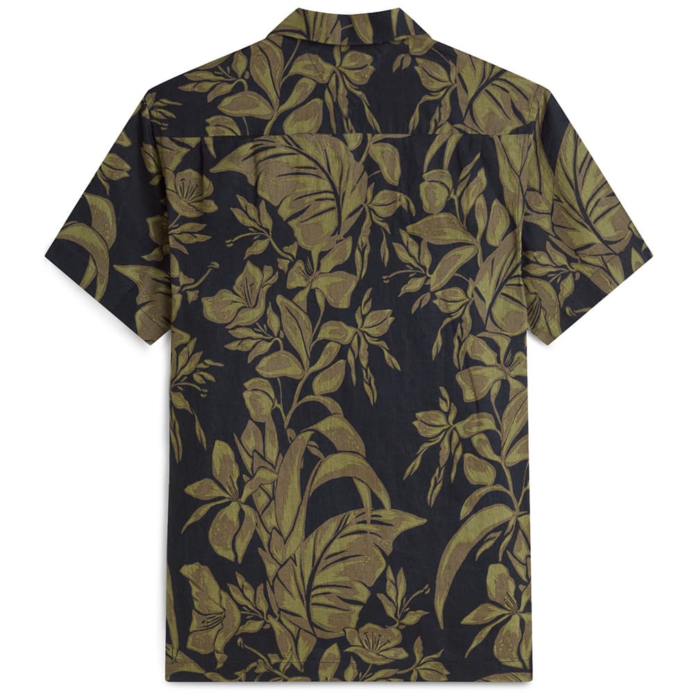 Tommy Hilfiger Λαδί Πουκάμισο Hawaiian 100% Λινό - MW0MW42403