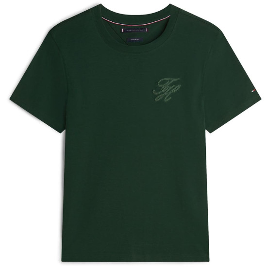 Tommy Hilfiger Πράσινο T-shirt C Neck - MW0MW42391