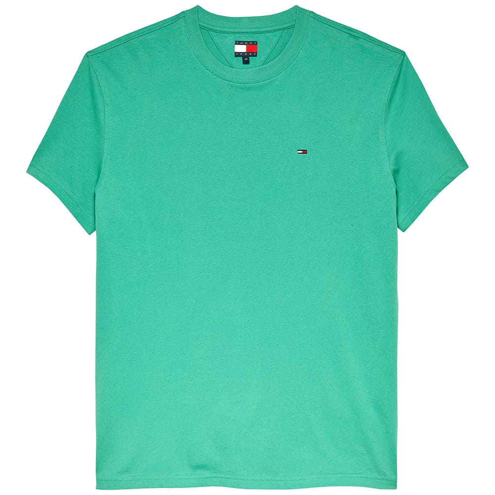 Tommy Jeans Πράσινο T-shirt C Neck - DM0DM22504