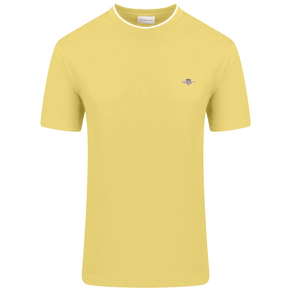 Gant Κίτρινο T-shirt C Neck - 3G2033019
