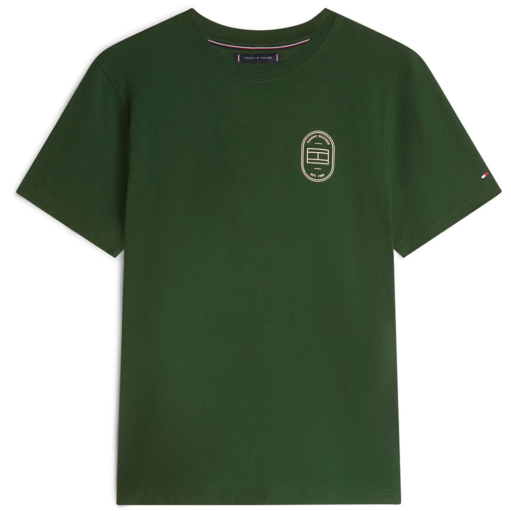 Tommy Hilfiger Πράσινο T-shirt C Neck - MW0MW42364