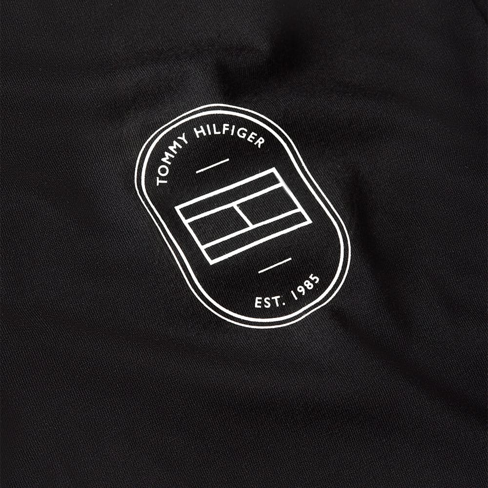 Tommy Hilfiger Μαύρο T-shirt C Neck - MW0MW42364
