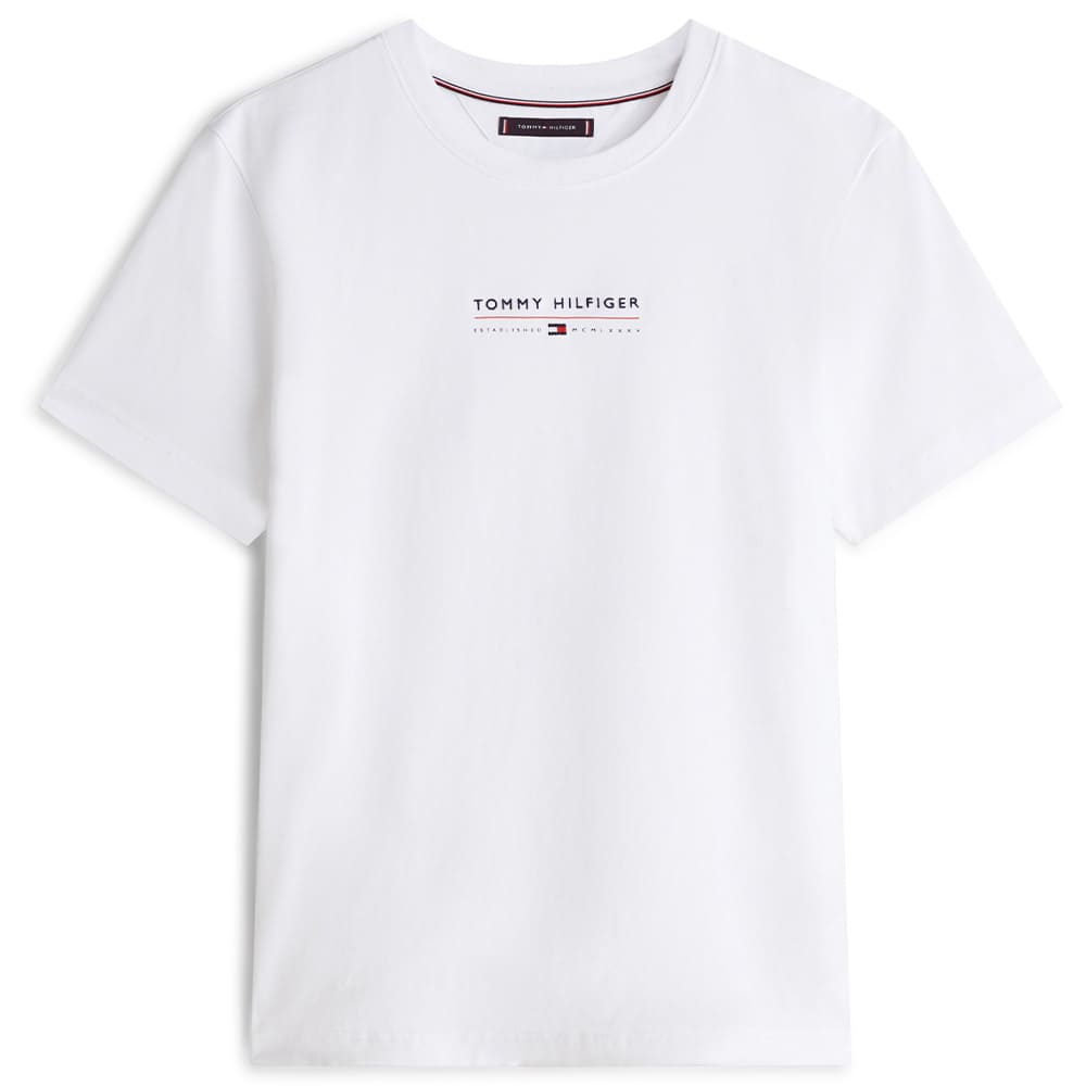 Tommy Hilfiger Λευκό T-shirt C Neck - MW0MW42363
