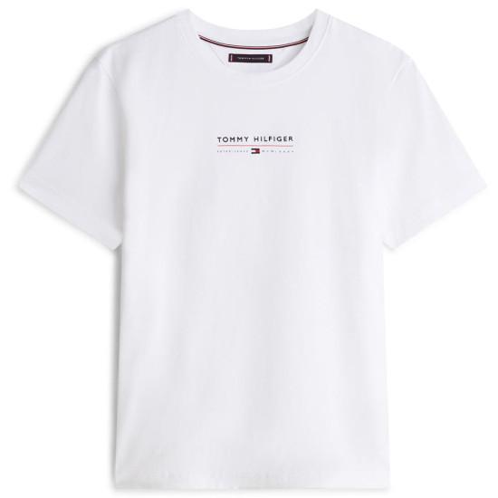 Tommy Hilfiger Λευκό T-shirt C Neck - MW0MW42363