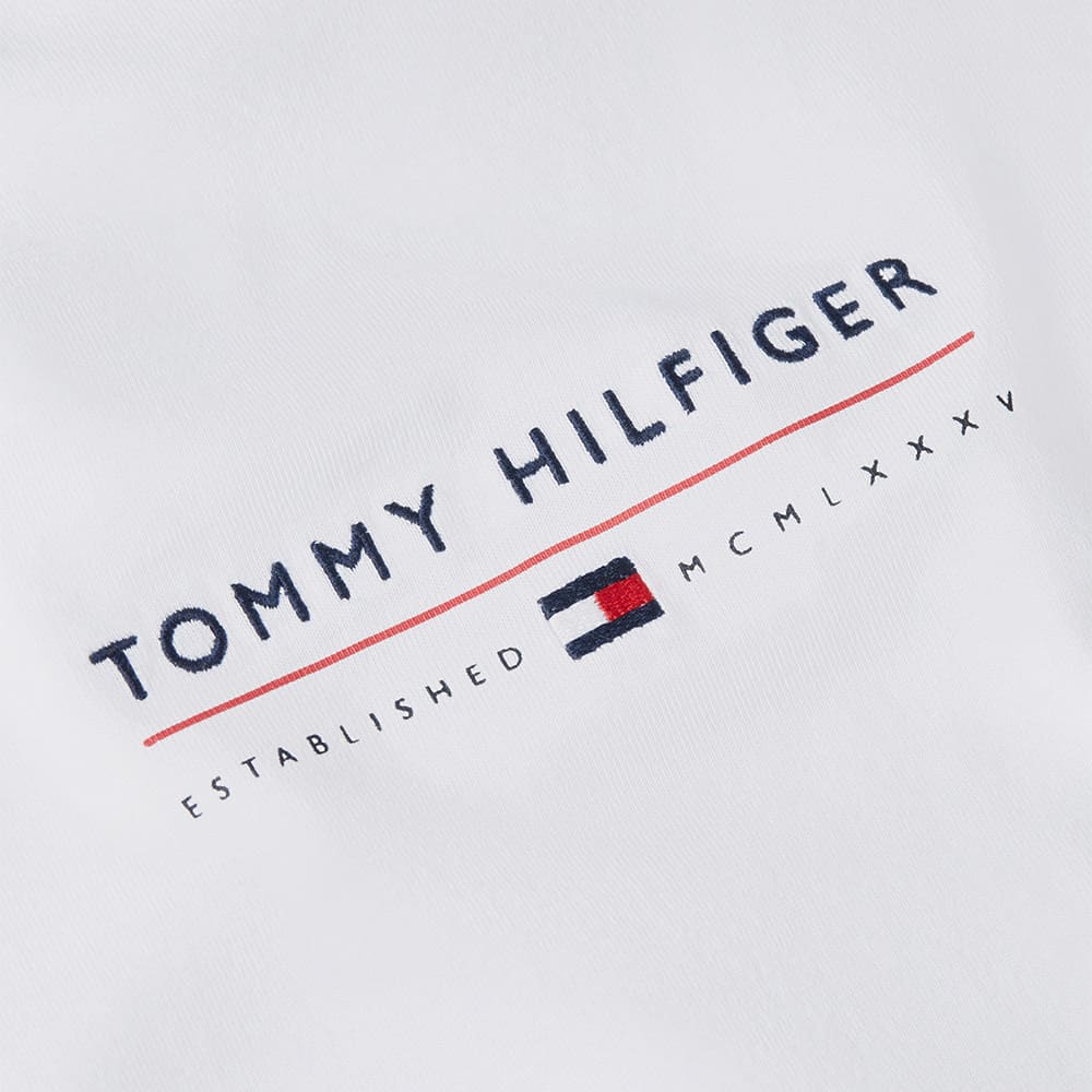 Tommy Hilfiger Λευκό T-shirt C Neck - MW0MW42363