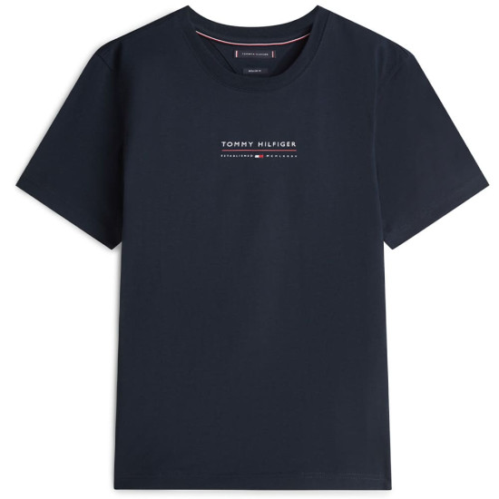Tommy Hilfiger Μπλε T-shirt C Neck - MW0MW42363