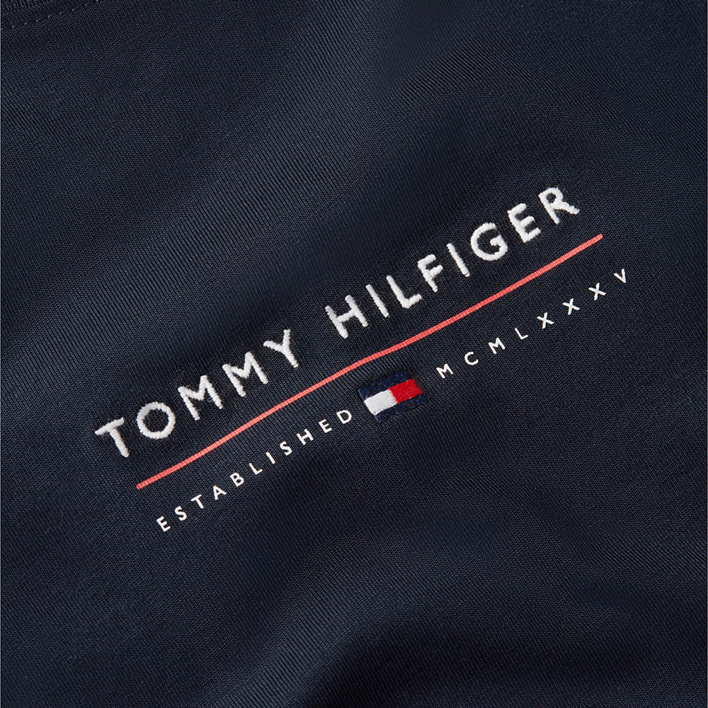 Tommy Hilfiger Μπλε T-shirt C Neck - MW0MW42363