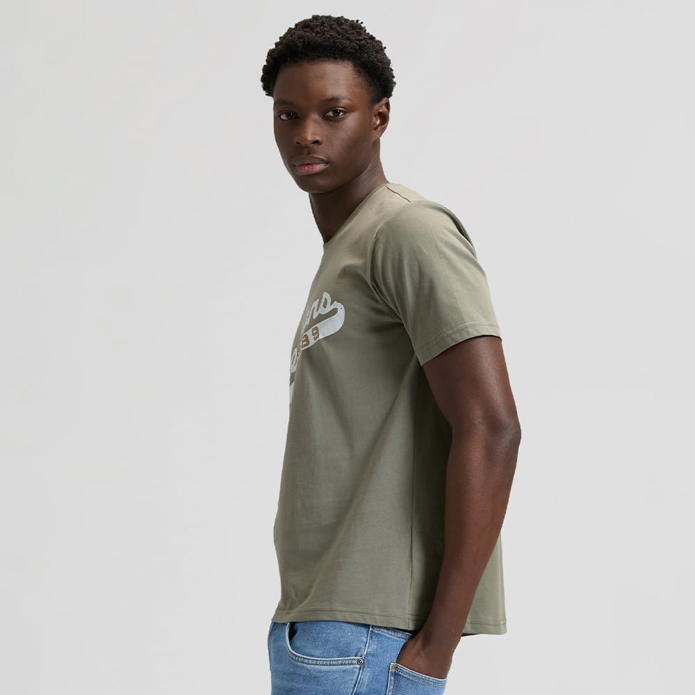 Lee Λαδί T-shirt C Neck - 112376461