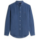 Tommy Hilfiger Μπλε Πουκάμισο Button Down 100% Λινό - MW0MW41530