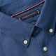 Tommy Hilfiger Μπλε Πουκάμισο Button Down 100% Λινό - MW0MW41530
