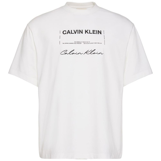 Calvin Klein Λευκό T-shirt C Neck - LV04RE827G