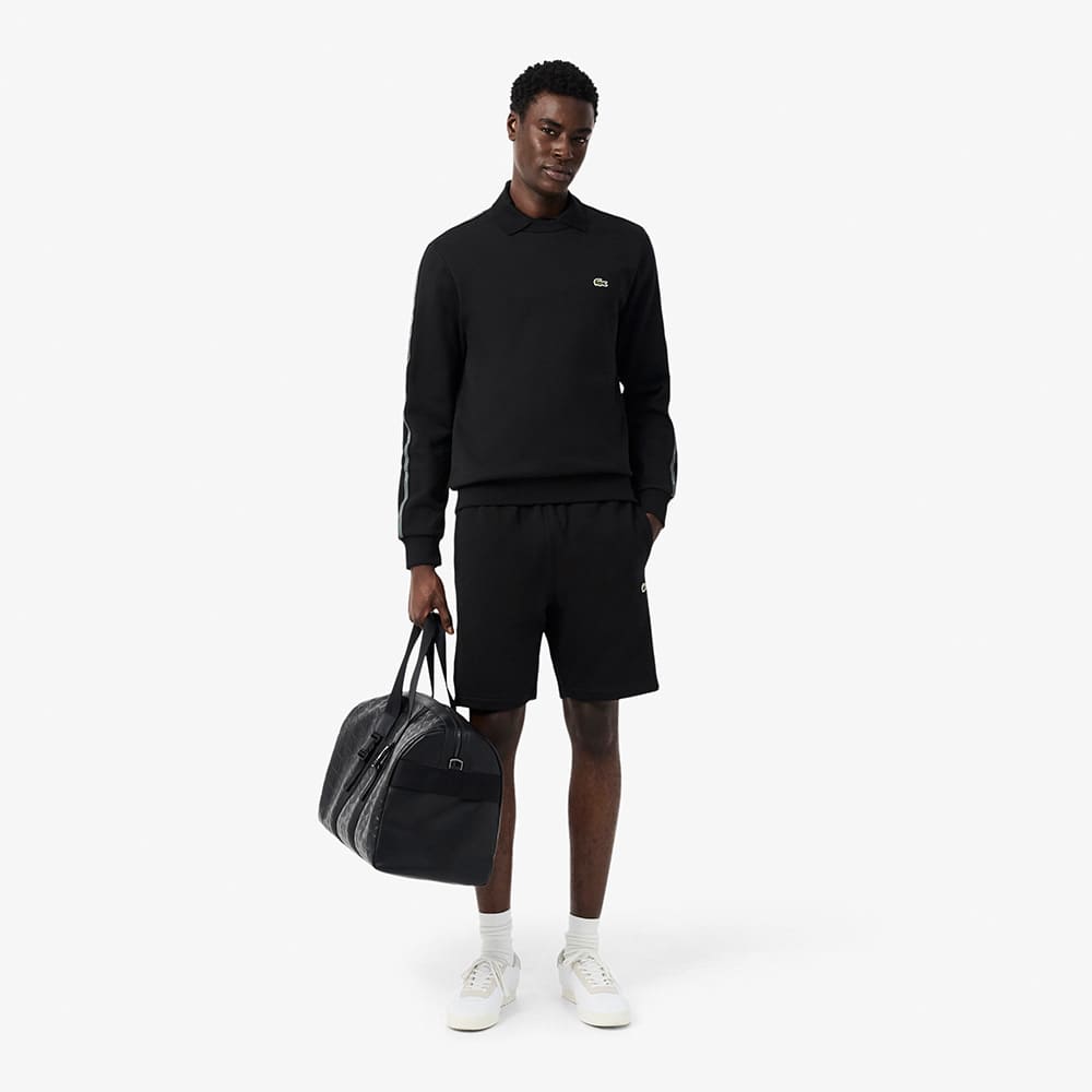 Lacoste Μαύρη Αθλητική Βερμούδα - 3GH0886