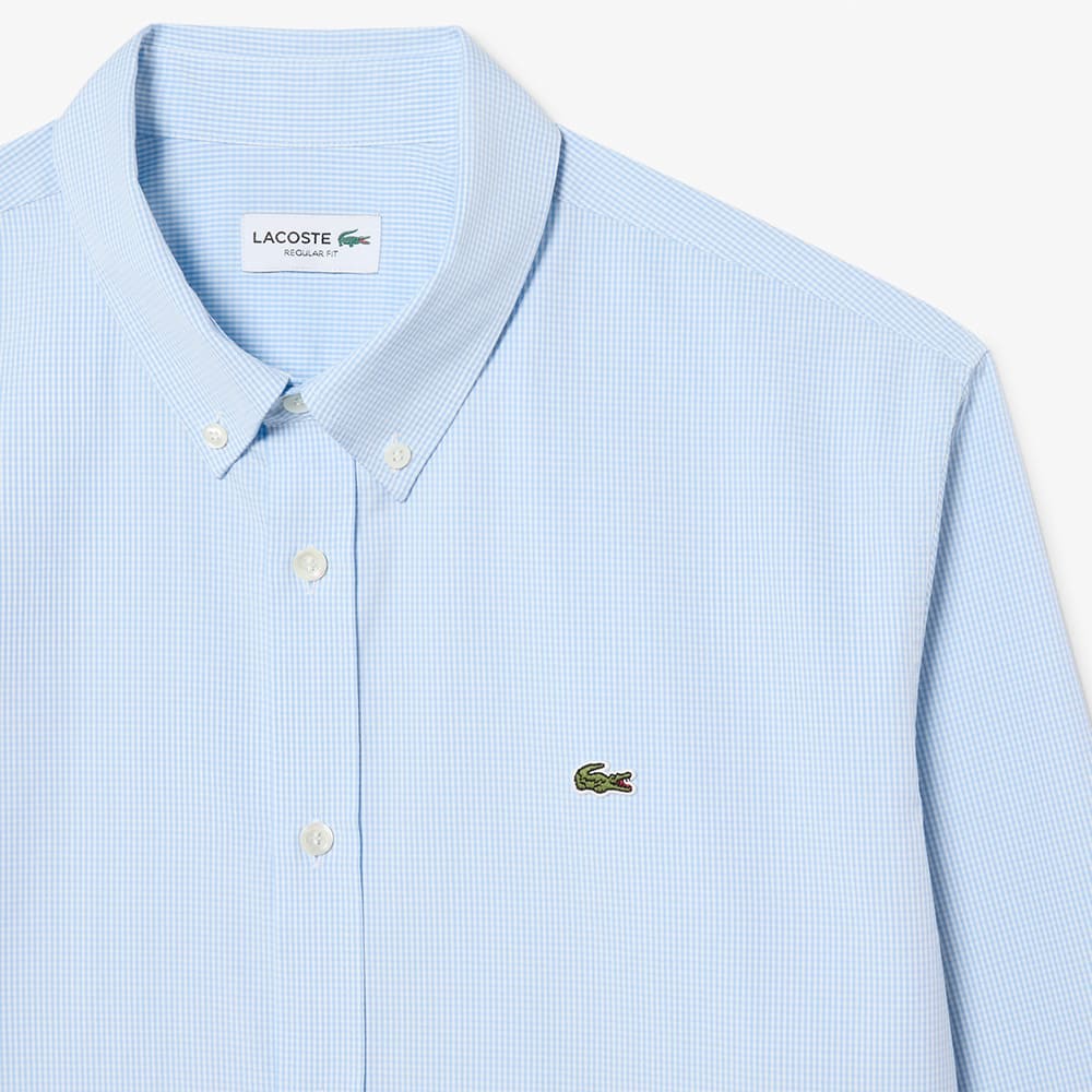 Lacoste Γαλάζιο Πουκάμισο Button Down - 3CH2433
