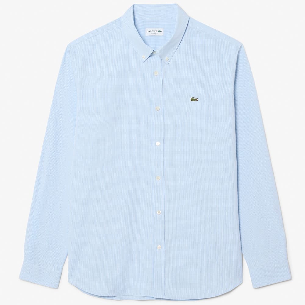 Lacoste Γαλάζιο Πουκάμισο Button Down - 3CH2433