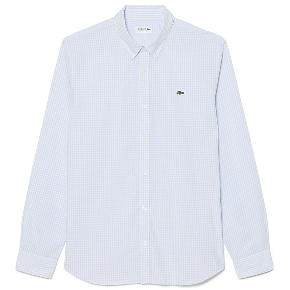 Lacoste Γαλάζιο Πουκάμισο Button Down - 3CH2299