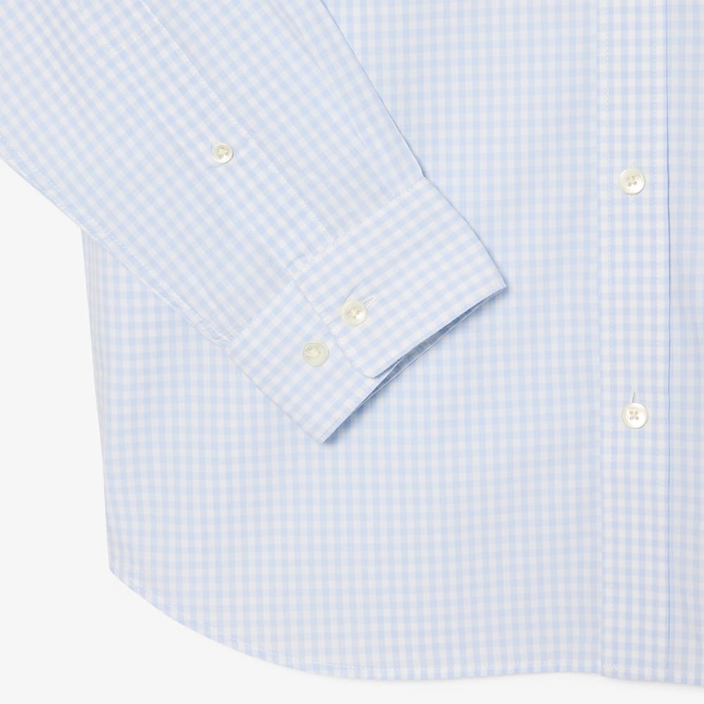 Lacoste Γαλάζιο Πουκάμισο Button Down - 3CH2299