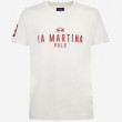 La Martina Λευκό T-shirt C Neck - 3LMMAR322