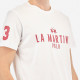 La Martina Λευκό T-shirt C Neck - 3LMMAR322