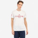 La Martina Λευκό T-shirt C Neck - 3LMMAR322