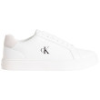 Calvin Klein Λευκά Sneakers 100% Leather - YM0YM01435 Calvin Klein Λευκά Sneakers 100% Leather - YM0YM01435