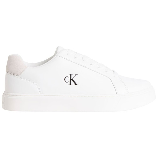 Calvin Klein Λευκά Sneakers 100% Leather - YM0YM01435