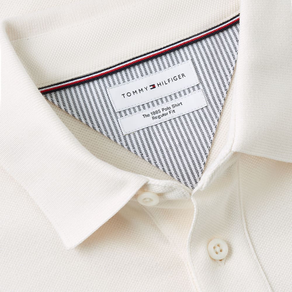 Tommy Hilfiger Εκρού Κοντομάνικο polo - MW0MW17770