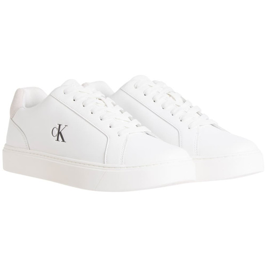 Calvin Klein Λευκά Sneakers 100% Leather - YM0YM01435