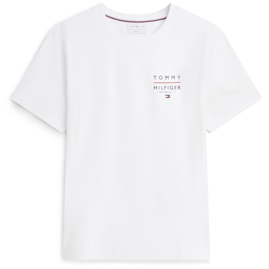 Tommy Hilfiger Λευκό T-shirt C Neck - MW0MW44361