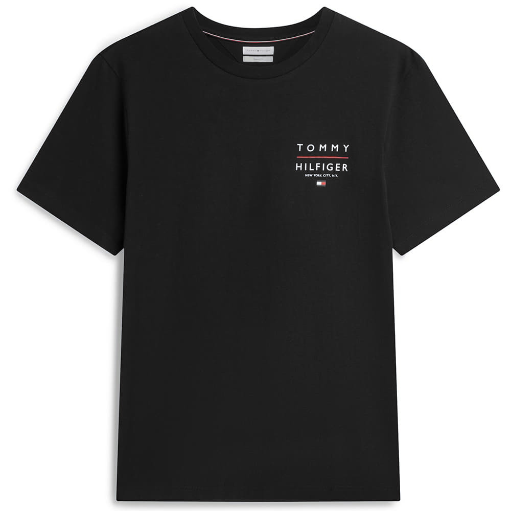 Tommy Hilfiger Μαύρο T-shirt C Neck - MW0MW44361