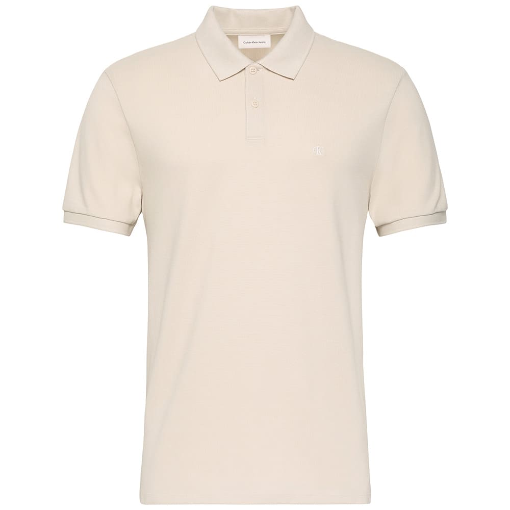 Calvin Klein Εκρού Κοντομάνικο polo - LV040EM269