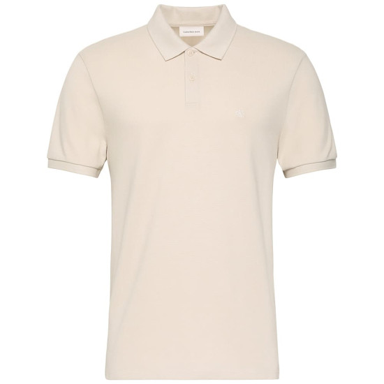 Calvin Klein Εκρού Κοντομάνικο polo - LV040EM269