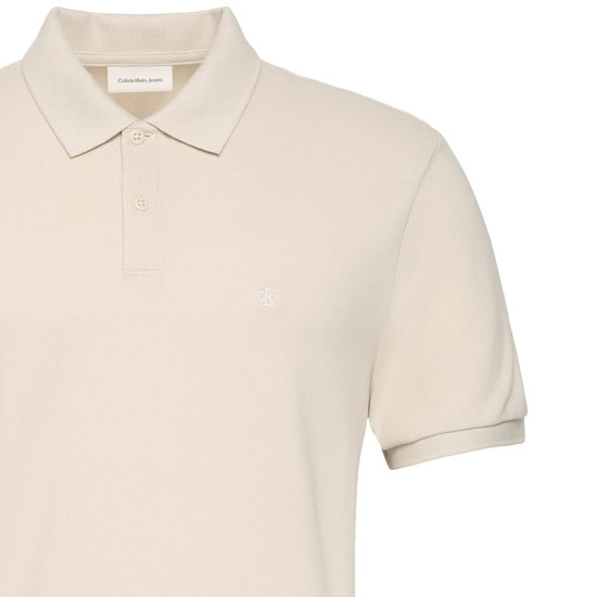 Calvin Klein Εκρού Κοντομάνικο polo - LV040EM269