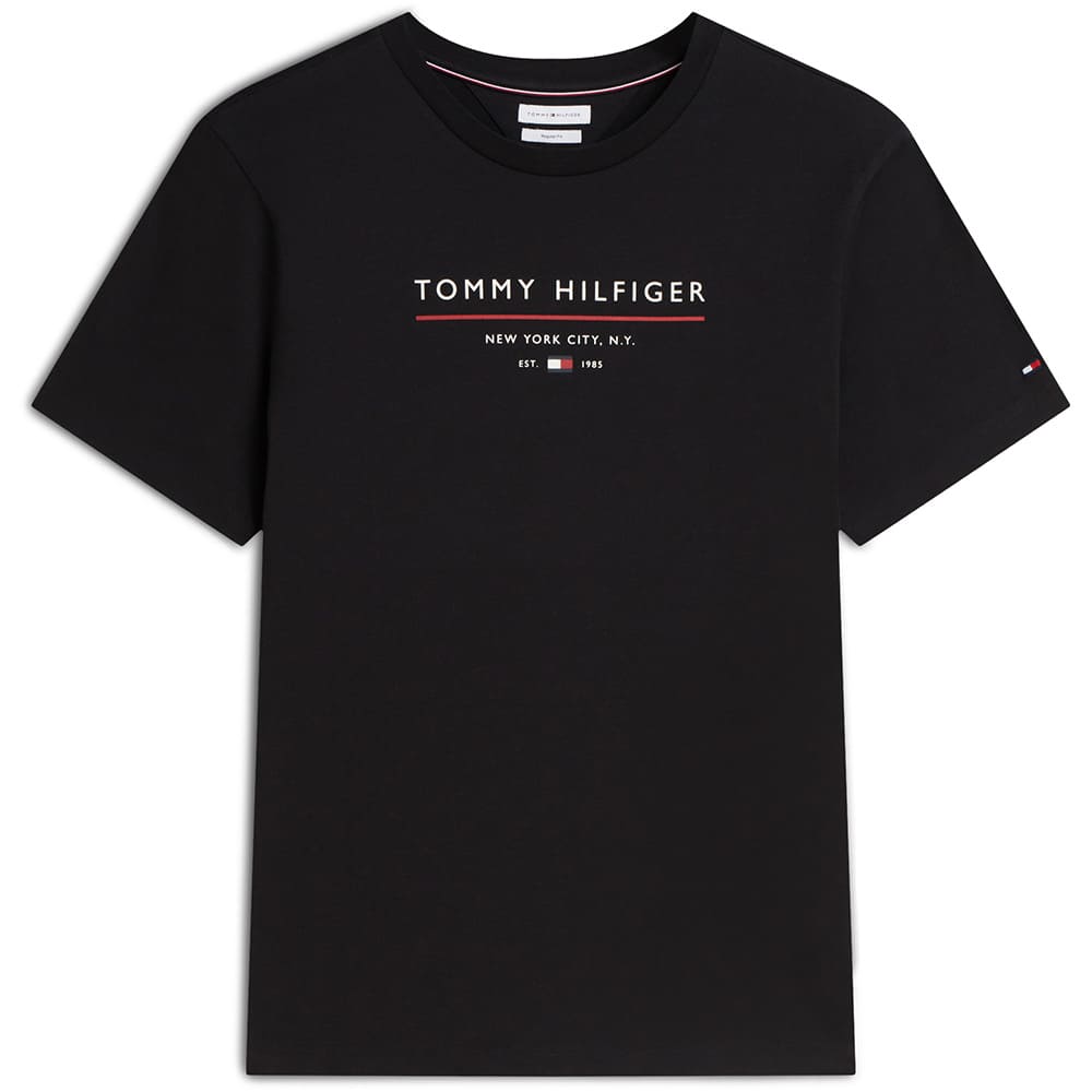 Tommy Hilfiger Μαύρο T-shirt C Neck - MW0MW44359