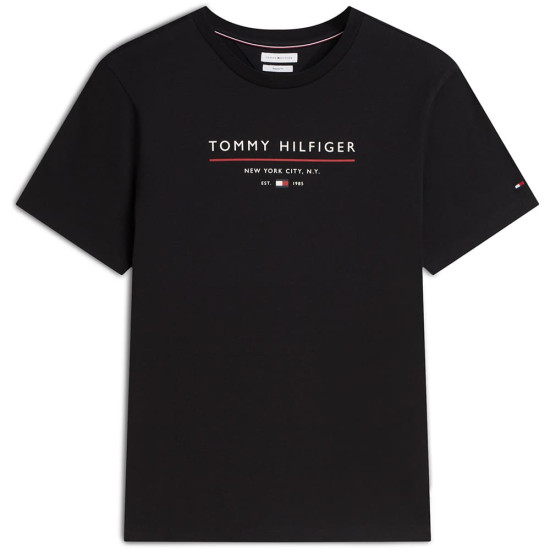 Tommy Hilfiger Μαύρο T-shirt C Neck - MW0MW44359