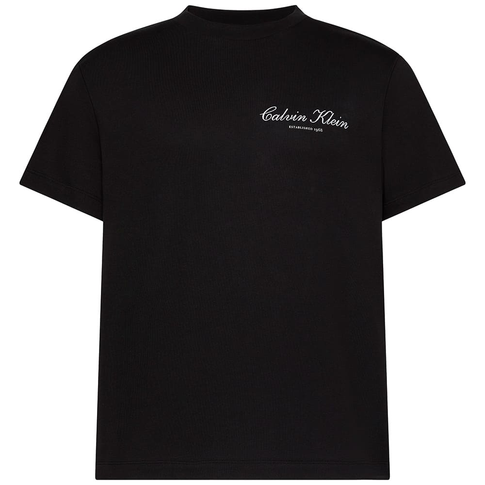 Calvin Klein Μαύρο T-shirt C Neck - LV04RF822G