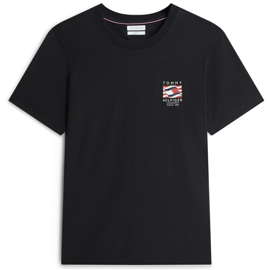 Tommy Hilfiger Μαύρο T-shirt C Neck - MW0MW43390