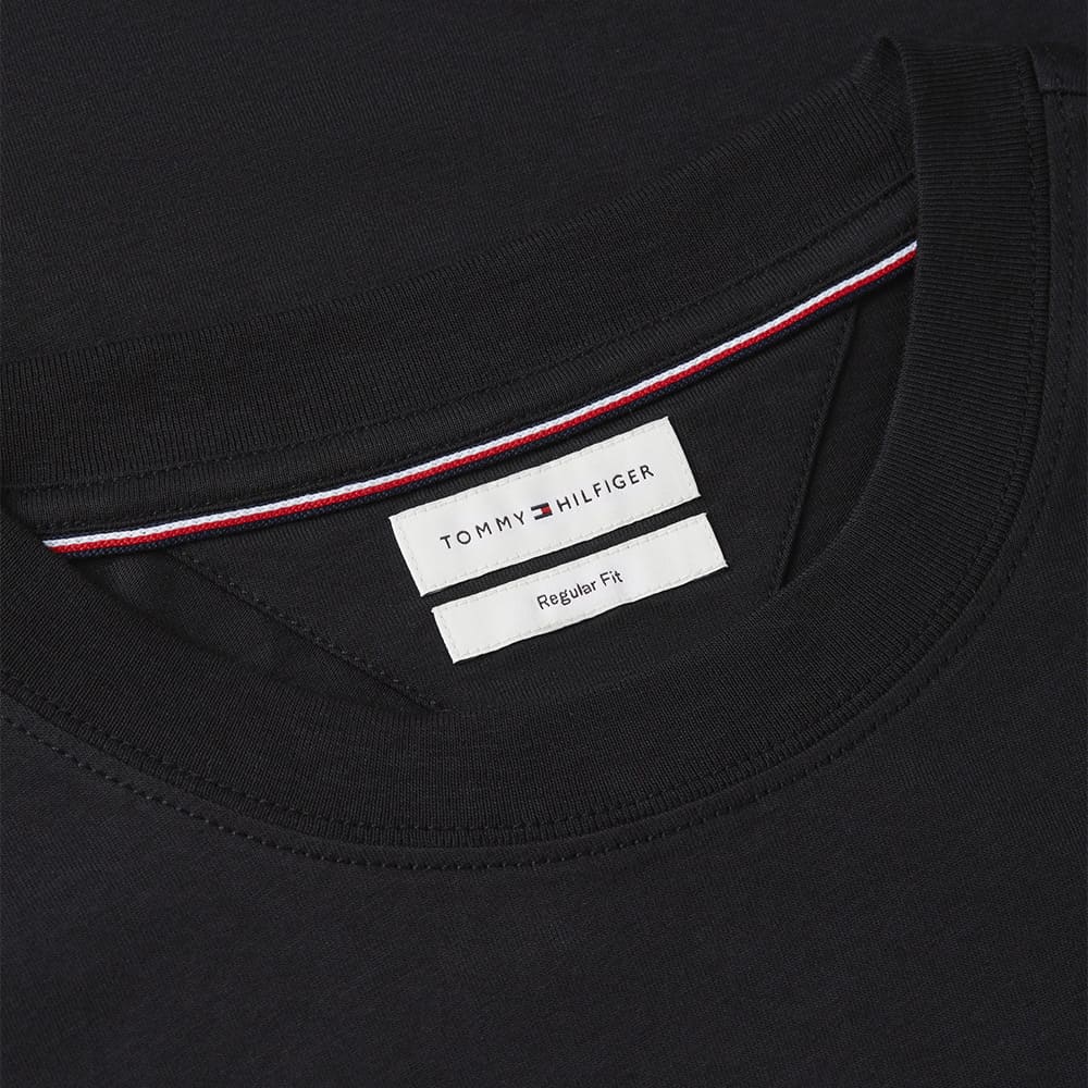 Tommy Hilfiger Μαύρο T-shirt C Neck - MW0MW43390
