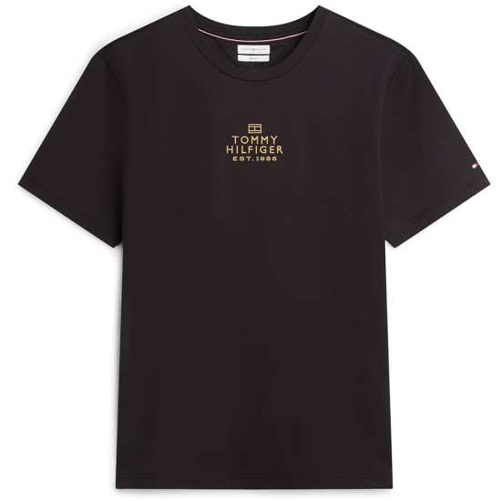 Tommy Hilfiger Μαύρο T-shirt C Neck - MW0MW43227