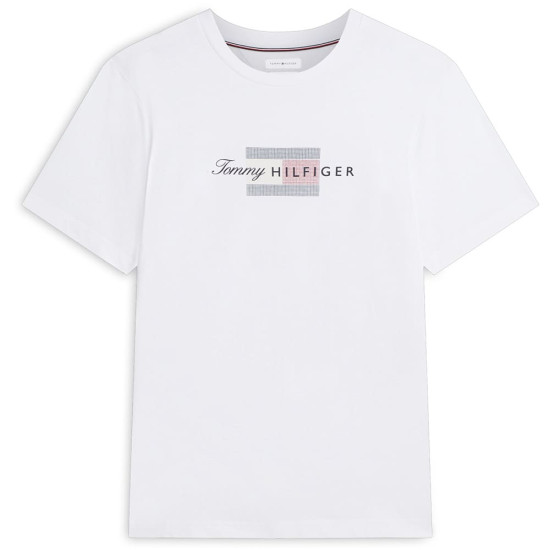 Tommy Hilfiger Λευκό T-shirt C Neck - MW0MW43226