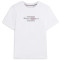 Tommy Hilfiger Λευκό T-shirt C Neck - MW0MW43226