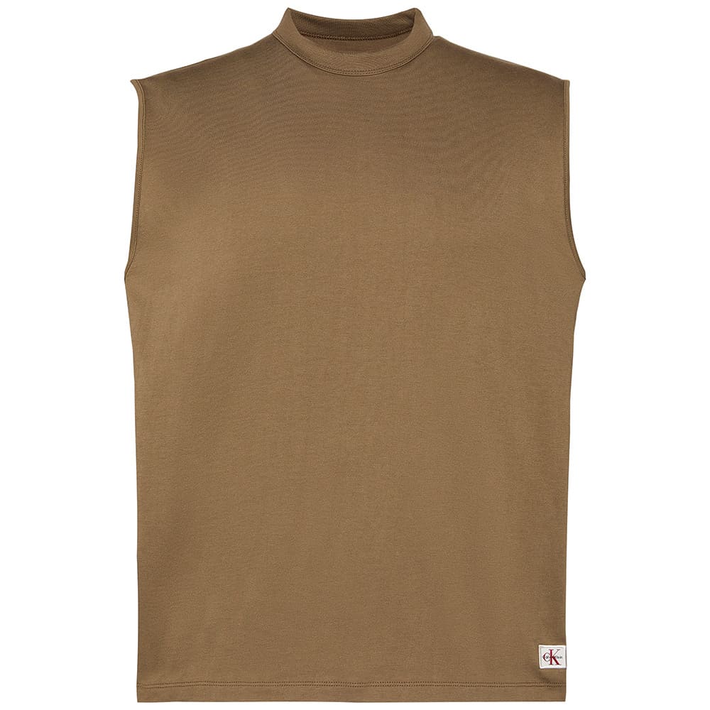 Calvin Klein Μπεζ Αμάνικο C Neck - LV04RF273G