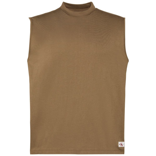 Calvin Klein Μπεζ Αμάνικο C Neck - LV04RF273G