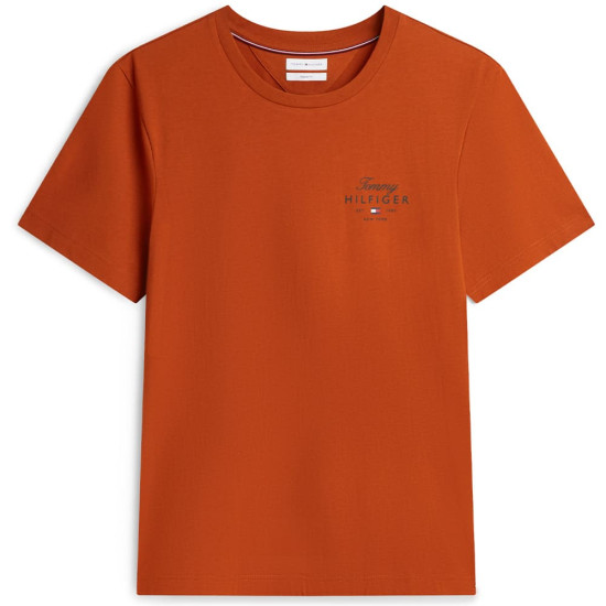 Tommy Hilfiger Πορτοκαλί T-shirt C Neck - MW0MW43224