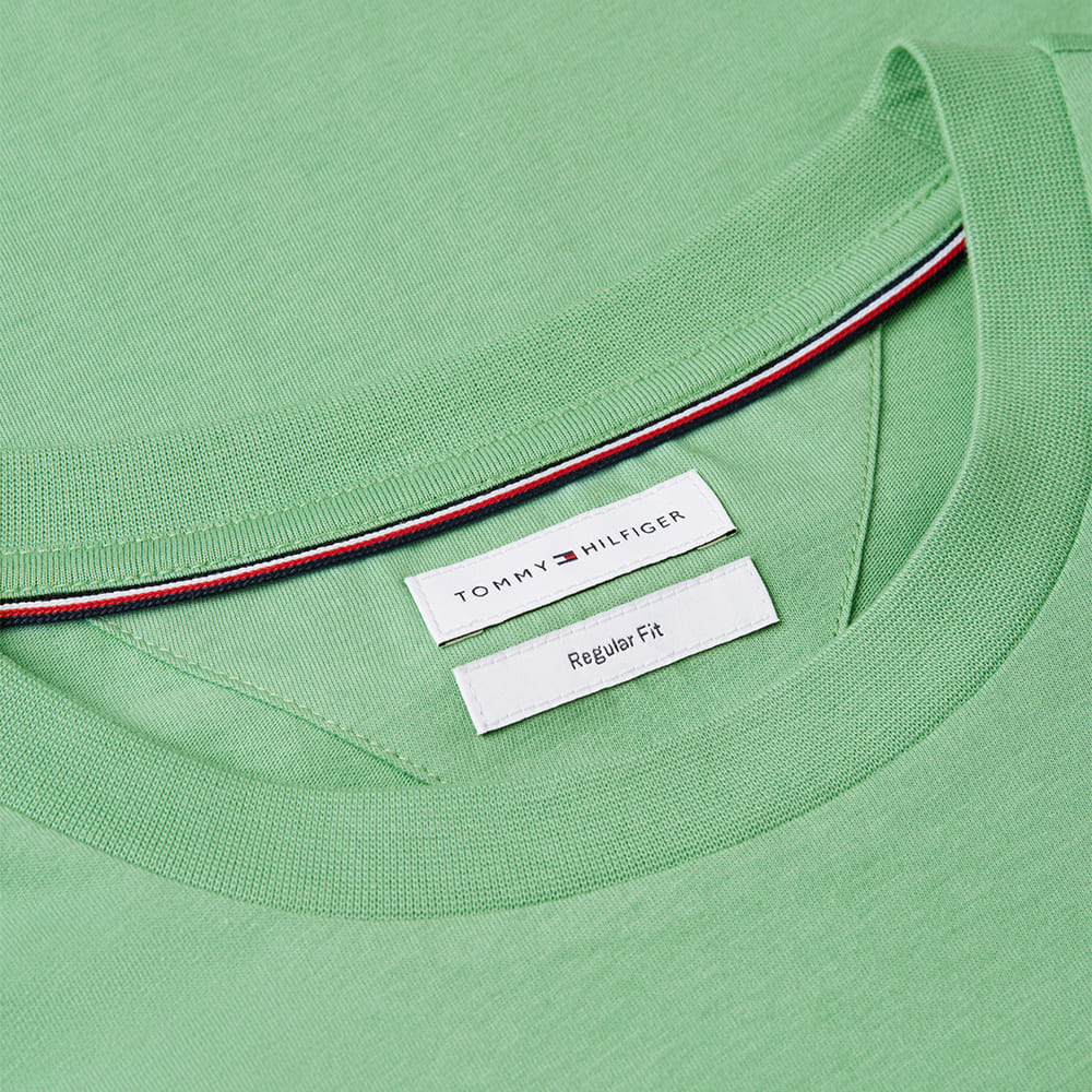 Tommy Hilfiger Πράσινο T-shirt C Neck - MW0MW43224