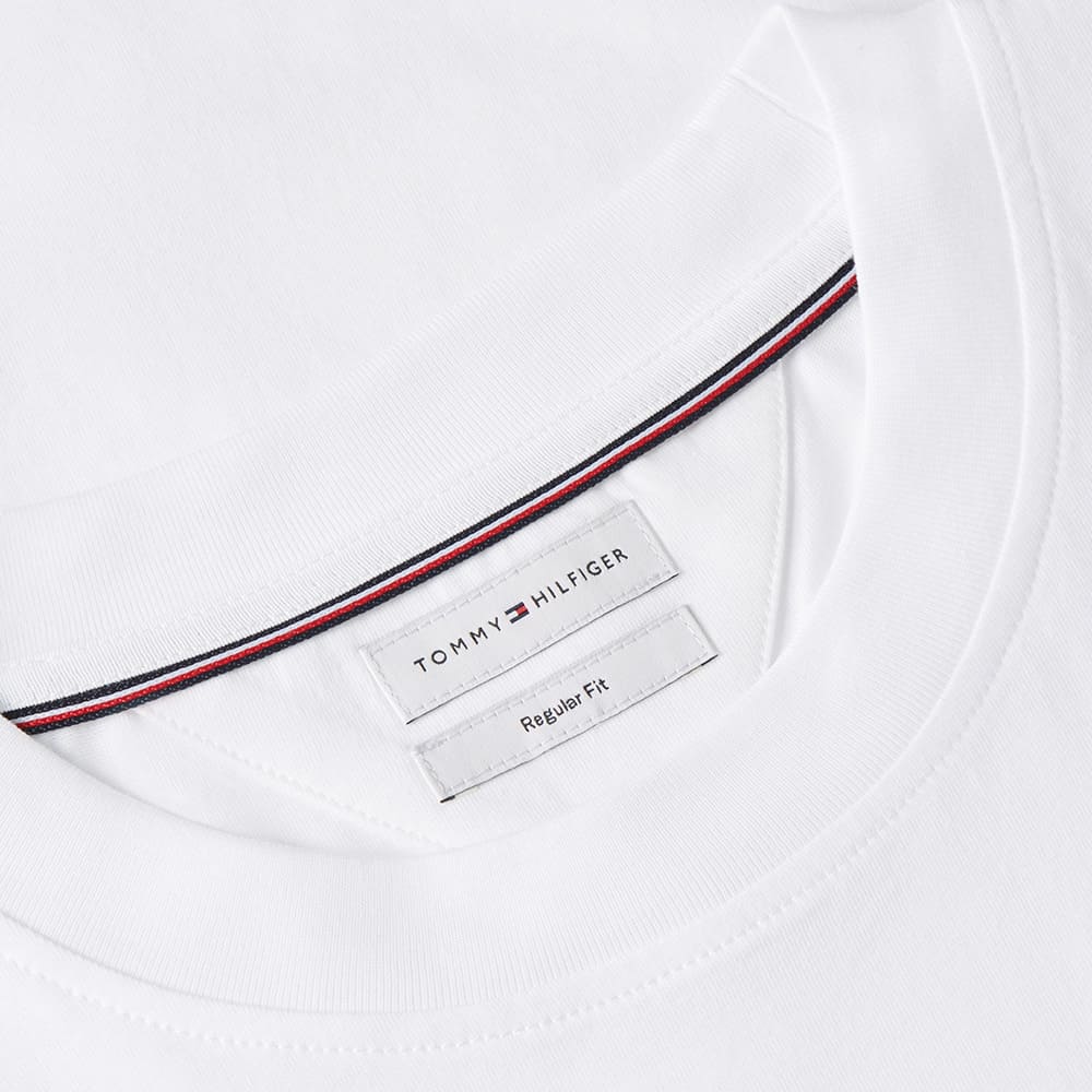Tommy Hilfiger Λευκό T-shirt C Neck - MW0MW43210