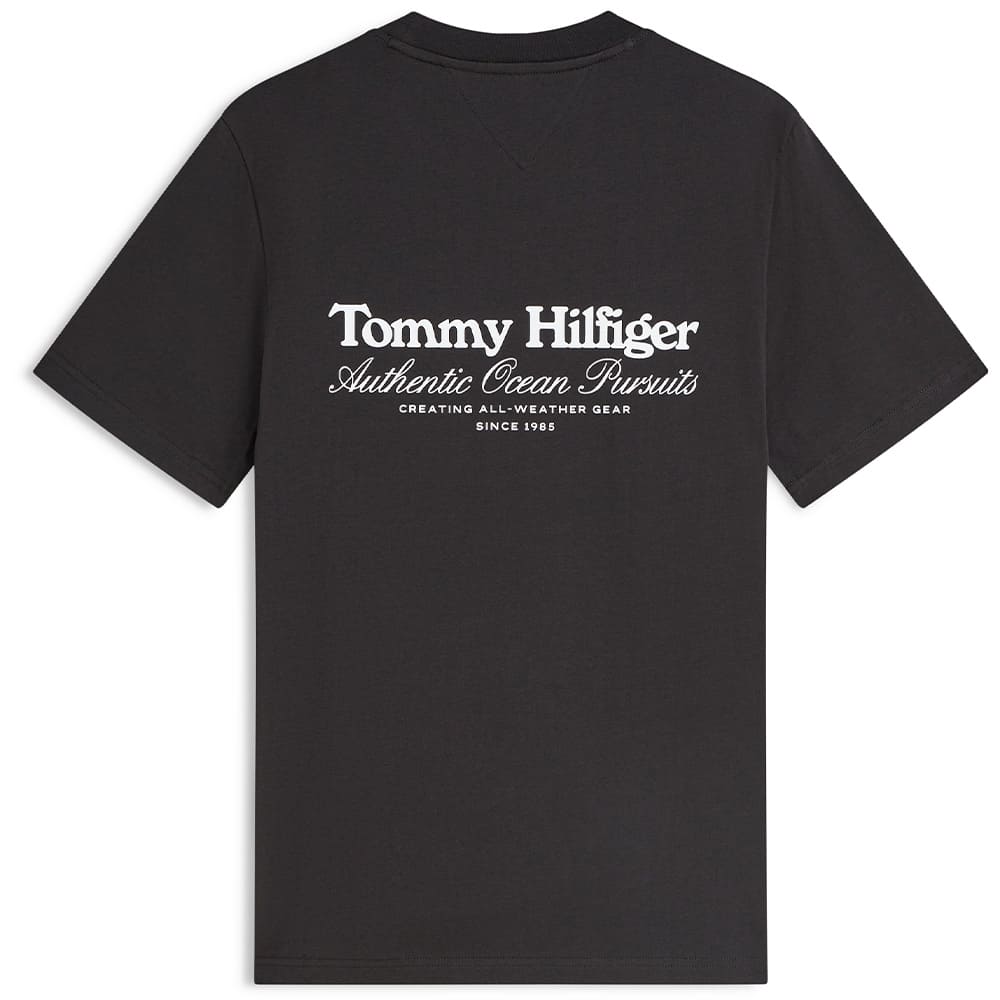 Tommy Hilfiger Μαύρο T-shirt C Neck - MW0MW43210