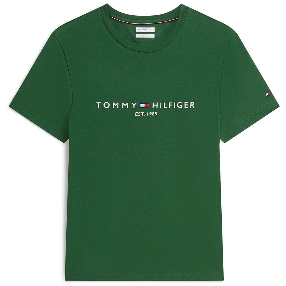 Tommy Hilfiger Πράσινο T-shirt C Neck - MW0MW11797
